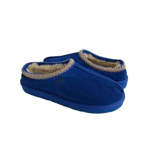 UGG MEN TASMAN CLASSIC BLUE SHEARLING LINED SLIPPERS US 9/ EU 42 / UK 8